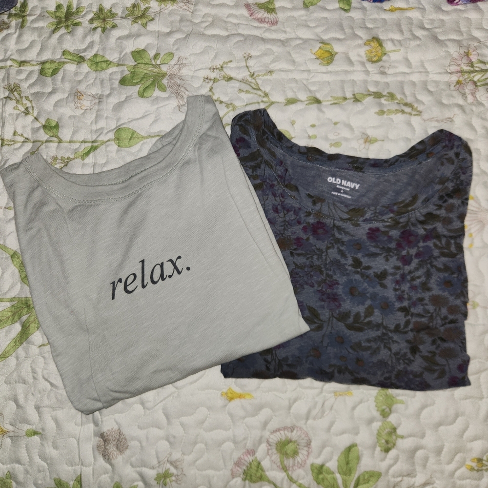 Two shirts size L